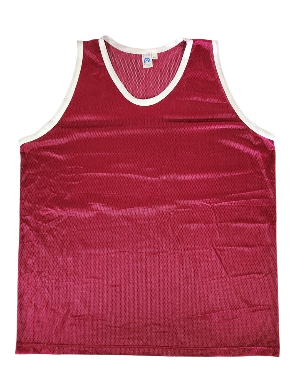 Vintage California Flash Maroon Mesh Basketball Jersey Blank Practice Tank XXL
